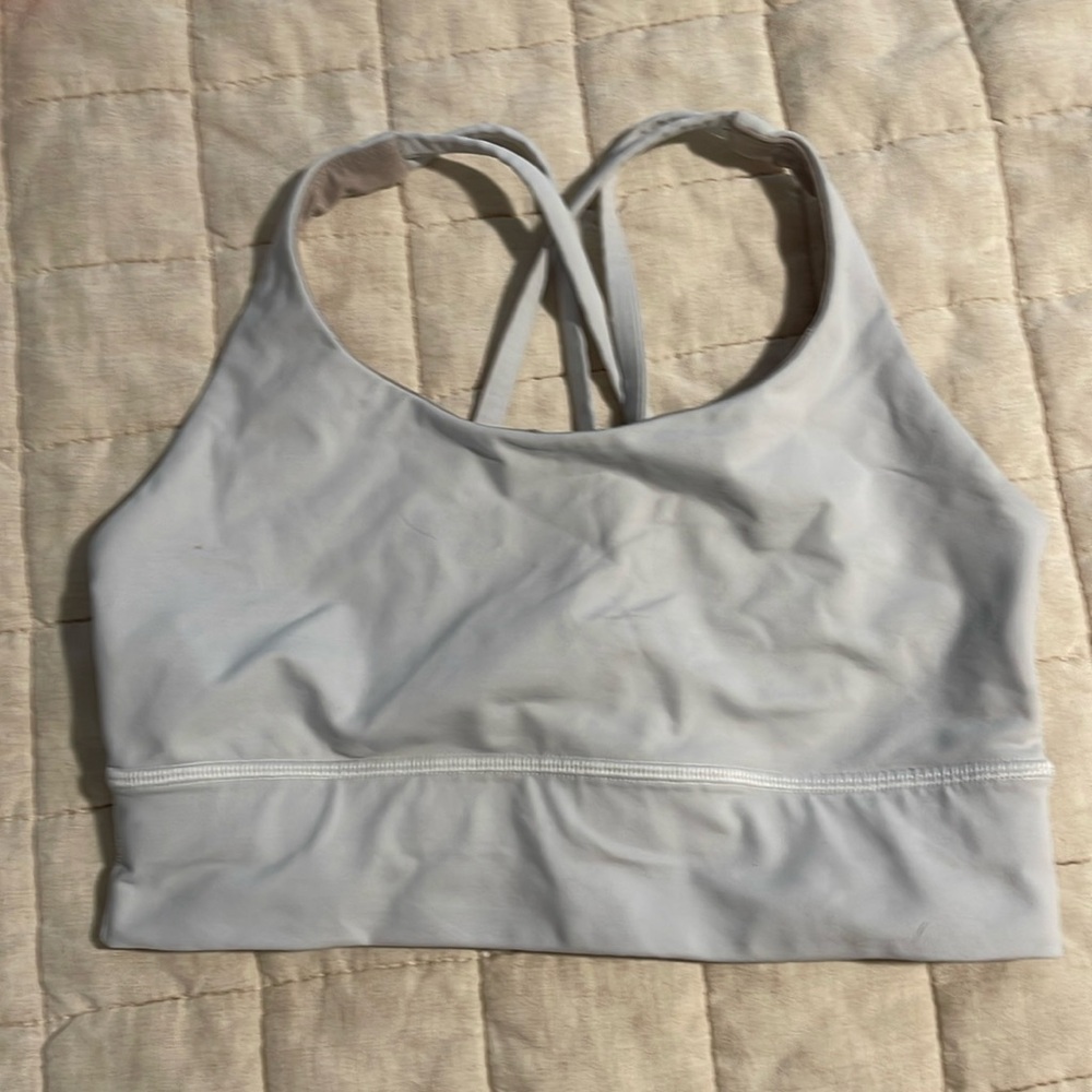 Lululemon Energy Bra in white size 6